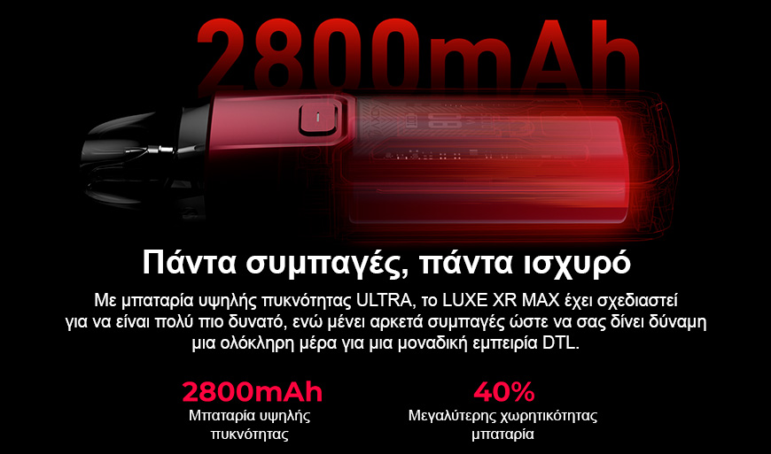 Vaporesso Luxe Pod Kit XR Max 2800mAh TPD slider 03