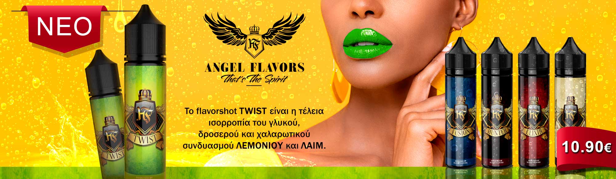 BANNER Angels FlavorShot 20ml 60ml inside HF Twist