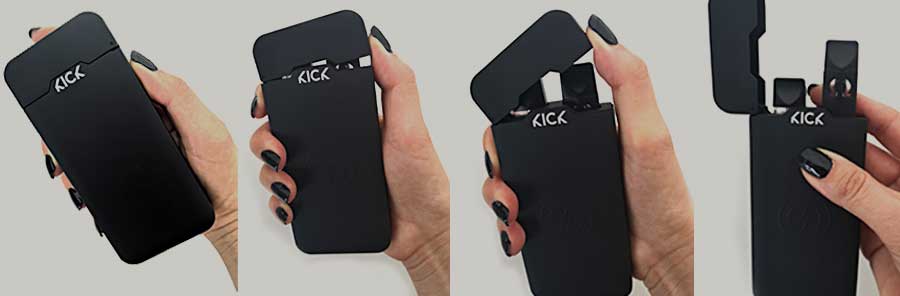 Kick MTL 400 mah Black with K Power Charger slider02