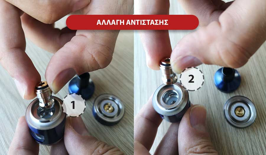 Vaporesso VM Tank antikatastasi