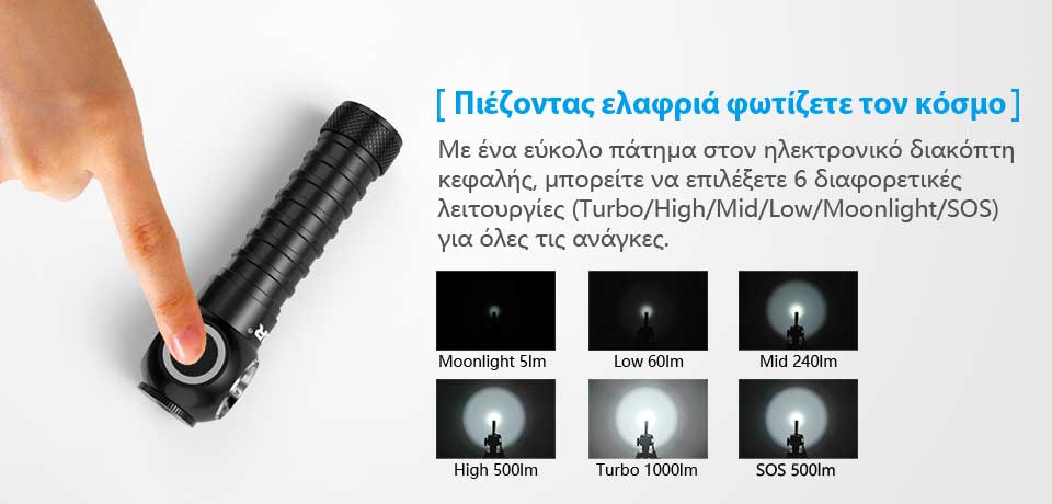 XTAR MAGNEMITE H3R flashlight slider04