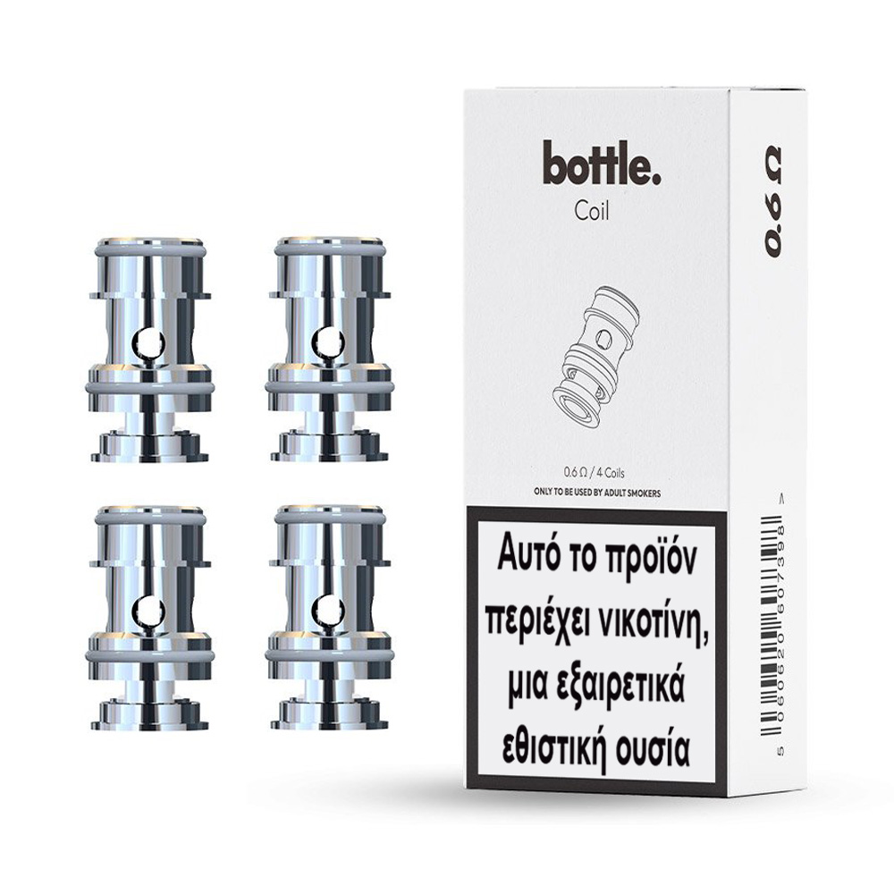 Airscream bottle. by AirsPops 4 x Coil 0.6ohm Αντιστάσεις για ηλεκτρονικό τσιγάρο