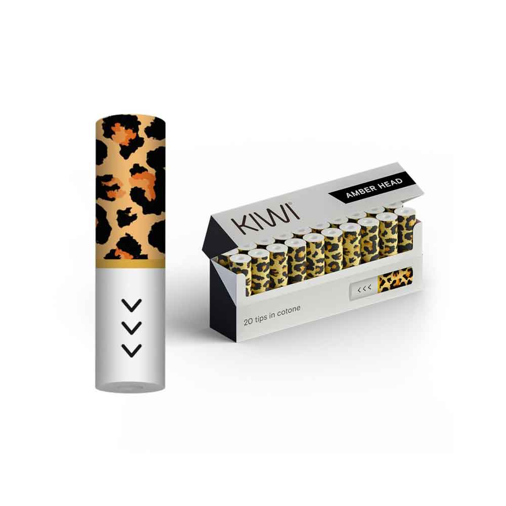 Kiwi 20 pcs Filter Amber Head Φίλτρο για το Ηλεκτρονικό Τσιγάρο Kiwi