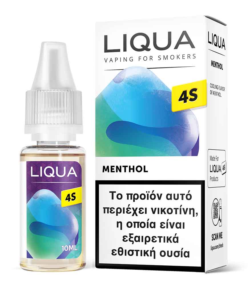 Υγρό αναπλήρωσης Liqua 4S Menthol Hybrid Salt 10ml 20mg 