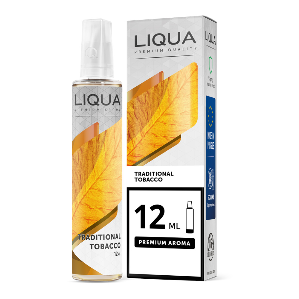 Liqua Traditional Tobacco 12ml/60ml flavor