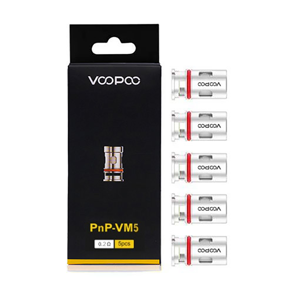 Voopoo Mesh Coil PnP VM5 0.2ohm x 5 pcs Αντιστάσεις για ατμοποιητές ηλεκτρονικού τσιγάρου