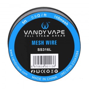 5ft Vandyvape SS316 Mesh Wire 150mesh Μεταλλικό πλέγμα