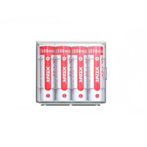 XTAR AA 1.2V 2500mAh Μπαταρία επαναφορτιζόμενη Ni-MH x 4 pcs