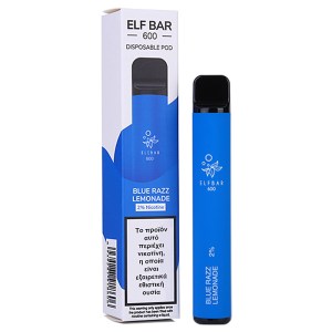ELF BAR 600 20MG 2ML BLUE RAZZ LEMONADE Ηλεκτρονικό τσιγάρο μιας χρήσης
