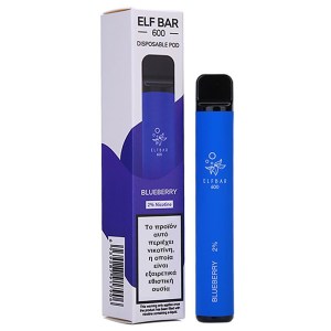ELF BAR 600 18MG 2ML BLUEBERRY Ηλεκτρονικό τσιγάρο μιας χρήσης