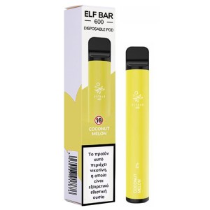 ELF BAR 600 20MG 2ML COCONUT MELON Ηλεκτρονικό τσιγάρο μιας χρήσης