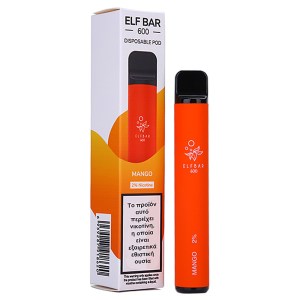 ELF BAR 600 20MG 2ML MANGO Ηλεκτρονικό τσιγάρο μιας χρήσης