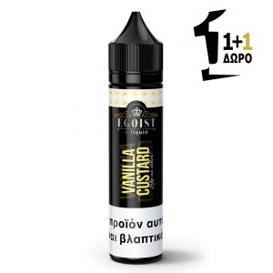 Yγρό αναπλήρωσης μηδενικής νικοτίνης Egoist Vanilla Custard Shortfill 40/60 0mg 