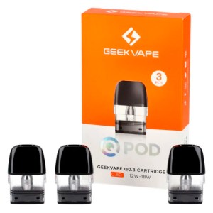 Geekvape Cartridge Q series 2ml (3pcs) 0.8ohm Ανταλλακτικά Pods