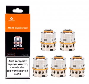 Geekvape Z Max coil M Series M 0.15ohm quadruple coil x 5 pcs Aντιστάσεις για ηλεκτρονικό τσιγάρο