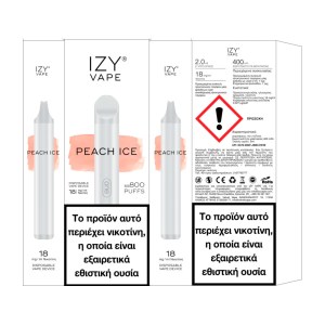 IZY VAPE IZY One 2ml Disposable Peach Ice 18mg