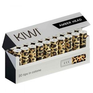 Kiwi 20 pcs Filter Amber Head Φίλτρο για το Ηλεκτρονικό Τσιγάρο Kiwi