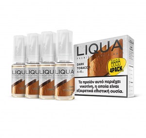 Έτοιμο Υγρό Αναπλήρωσης Liqua New Dark Tobacco 4 x 10ml