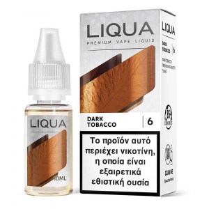 Έτοιμο Υγρό Αναπλήρωσης Liqua New Dark Tobacco 10ml