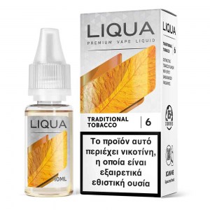 Έτοιμο υγρό αναπλήρωσης Liqua New Traditional Tobacco 10ml