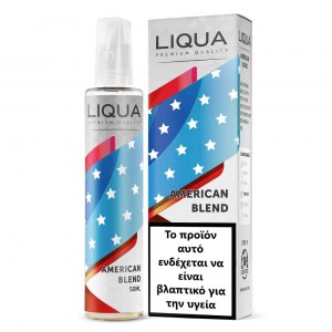 Υγρό αναπλήρωσης χωρίς νικοτίνη Liqua American Blend Shortfill 50/70 0mg