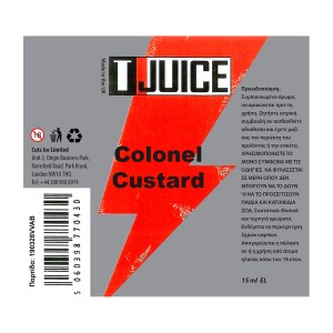 T-Juice Colonel Custard 15ml/60ml flavor