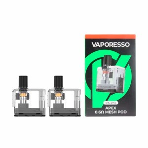 Vaporesso 5ml cartridge Apex 0.6ohm 2pcs Δοχείο/Αντίσταση για ηλεκτρονικό τσιγάρο