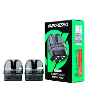 Vaporesso 5ml cartridge for Luxe X 0.6ohm 2pcs Αντιστάσεις/Δοχεία Pods