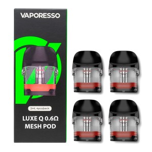 Vaporesso Cartridge Luxe Q Series 2ml 0.6ohm x 4 pcs Ανταλλακτικά pods