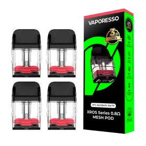 Vaporesso XROS Mesh Corex 3.0 Cartridges 0.8ohm x 4pcs Δοχεία/αντιστάσεις για ηλεκτρονικό τσιγάρο