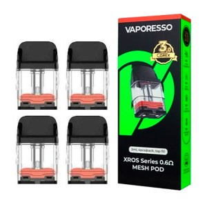 Vaporesso XROS Mesh Corex 3.0 Cartridges 0.6ohm x 4pcs Δοχεία/αντιστάσεις για ηλεκτρονικό τσιγάρο