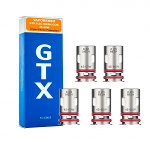 Vaporesso GTX Coil v2 x 5 pcs 0.2 ohm Αντιστάσεις για ατμοποιητή ηλεκτρονικού τσιγάρου