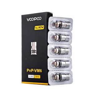 Voopoo Coil PnP VM6 0.15ohm x 5 pcs Αντιστάσεις για ατμοποιητή