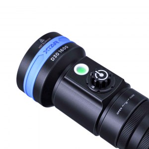 XTAR D30 Καταδυτικός Video Φακός LED φωτεινότητας 1600lm Full Set