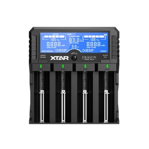 XTAR VP4L Plus Dragon Φορτιστής για επαναφορτιζόμενες μπαταρίες