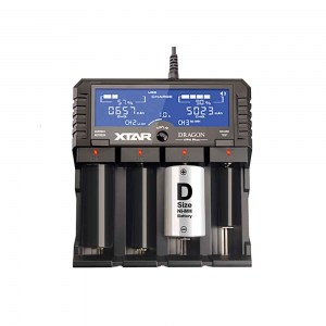 XTAR Charger VP4 Plus Dragon Φορτιστής επαναφορτιζόμενων μπαταριών / Replacesmoke