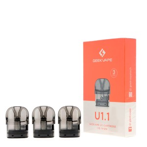 Geekvape Cartridge U Series (3pcs) 1.1ohm είναι ανταλλακτικά Pods