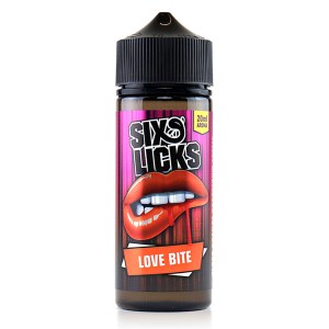 Six Licks Love Bite 20ml 120ml bottle flavor