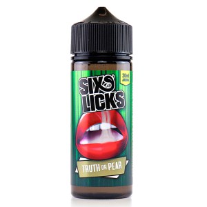 Six Licks Truth Or Pear 20ml 120ml bottle flavor